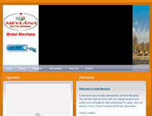 Tablet Screenshot of mevlanahotel.com